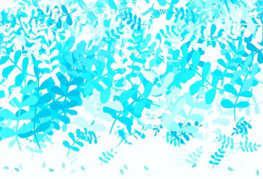 Açık yeşil vektör arkaplanı yapraklarla karalıyor. Origami tarzındaki yaprakların gradyanlı karalama çizimi. İşiniz için yeni tasarım.