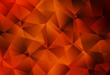 Açık Kırmızı Vektör Çokgen arkaplanı. Origami tarzında gradyan ile geometrik çizim. Web siteniz için yeni bir doku.