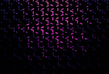 Düz çizgileri olan koyu mor vektör düzeni. Soyut şablon üzerinde çizgileri olan renkli, parlak bir illüstrasyon. İş ilanınız için akıllı tasarım.