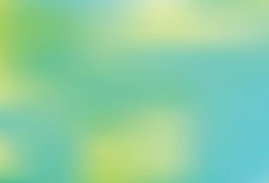 Açık yeşil vektör soyut bulanık arkaplan. Soyut ve gradyan renkte renkli çizimler. Çalışmalarınız için akıllı tasarım.