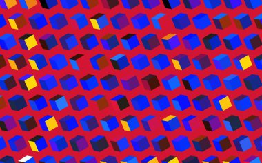 Dikdörtgenli koyu renkli vektör arkaplanı. Dikdörtgen şekilli soyut çizimler. Reklamlar için desen.