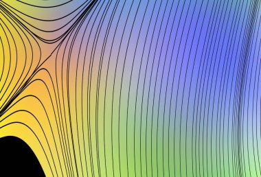 Wry çizgileri ile çok renkli vektör dokusu. Değişken çizgileri olan renkli geometrik örnek. Broşürler, broşürler için doku.