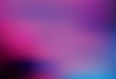 Açık pembe, mavi vektör soyut bulanık arkaplan. Gradyan tasarımlı, soyut, ışıltılı çizimler. Çalışmalarınız için akıllı tasarım.