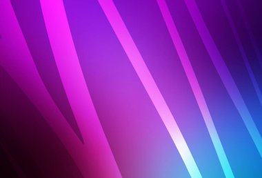 Açık Pembe, Mavi vektör parlak soyut düzen. Eğilimli zarif, parlak bir çizim. Tasarımlar için arka plan.