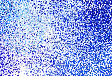 Kabarcıklı hafif BLUE vektör arkaplanı. Bulanık yağmur damlaları olan soyut bir çizim. Fütürist reklamlar ve kitapçıklar için şablon.