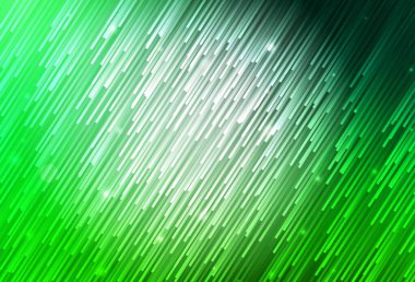 Düz çizgileri olan koyu yeşil vektör düzeni. Keskin çizgili parlak renkli çizimler. Reklamınız, posteriniz, afişiniz için en iyi tasarım.