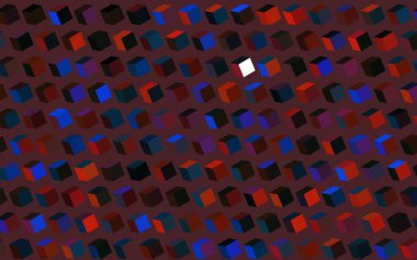 Koyu mavi, dikdörtgen biçiminde sarı vektör dokusu. Dikdörtgen şekilli soyut çizimler. Web siteleri için şablon kullanılabilir.