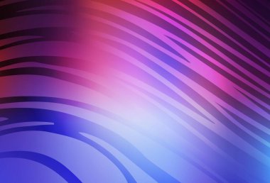 Açık mavi, kıvrık çizgileri olan kırmızı vektör dokusu. Basit bir şekilde yepyeni renkli bir tasvir. İşiniz için en iyi tasarım.