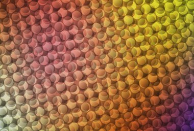 Küresel ışık çok renkli vektör deseni. Doğa tarzında bulanık halkaları olan güzel renkli çizimler. Fütürist reklamlar ve kitapçıklar için şablon.