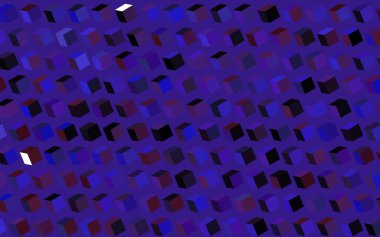 Eşkenar dörtgenli koyu mor vektör arkaplan. Renkli dikdörtgenlerle modern soyut çizimler. İniş sayfası için modern şablon.