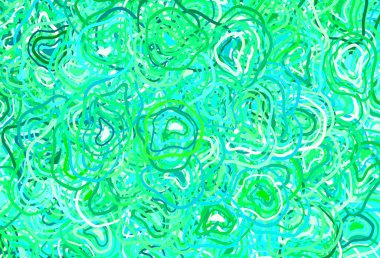 Karmaşık şekilli açık yeşil vektör şablonu. Soyut gradyan şekilli basit renkli çizimler. Web siteniz için basit tasarım.