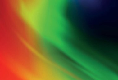 Koyu renk vektörü arkaplanı bulanıklaştırdı. Gradyan tasarımlı, soyut, ışıltılı çizimler. Web siteniz için bulanık tasarım.