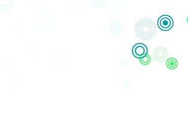 Açık Mavi, noktalı yeşil vektör arkaplanı. Soyut arka planda bulanık kabarcıklar ve renkli gradyan. Güzel web siteleri için desen.