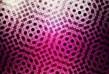 Kabarcıklı koyu pembe vektör arka planı. Doğa tarzında renkli baloncuklu soyut illüstrasyon. İş ilanınız için tasarım.