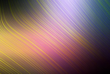 Koyu pembe, sarı vektör parlak soyut düzen. Eğilimli zarif, parlak bir çizim. İş tasarımınız için yeni biçim.