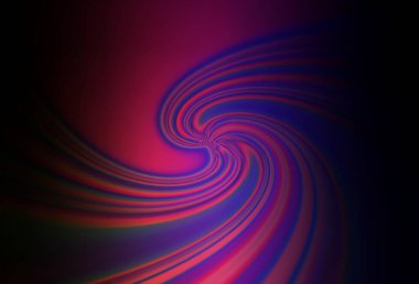 Koyu mor, pembe vektör parlak şablonu bulanıklaştırdı. Görüntü tarzında tamamen yeni bir renkli çizim. İş tasarımınız için yeni biçim.