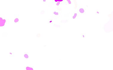 Açık pembe, rastgele şekilli kırmızı vektör deseni. Rastgele şekillerle soyut tarzda dekoratif tasarım. Duvar kağıtları için zarif tasarım.