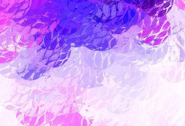 Açık pembe, kaotik şekilli mavi vektör şablonu. Soyut gradyan şekilli basit renkli çizimler. Kartvizitiniz için modern tasarım.