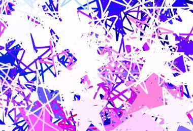 Açık pembe, güzel yıldızlı kırmızı vektör dokusu. Soyut şablondaki yıldızlarla dekoratif parlak illüstrasyon. İş ilanınız için akıllı tasarım.