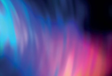 Koyu mavi, kırmızı vektör renkli bulanık arkaplan. Gradyan tasarımlı, soyut, ışıltılı çizimler. Tasarımlar için arka plan.