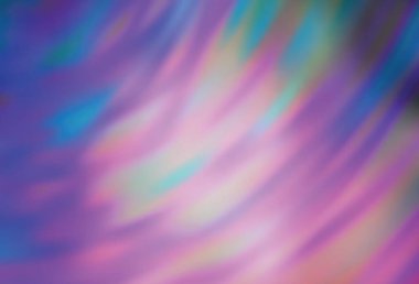 Açık Mor vektör soyut parlak şablon. Gradyan tasarımlı, soyut, ışıltılı çizimler. Marka kitabı için zarif bir arkaplan.