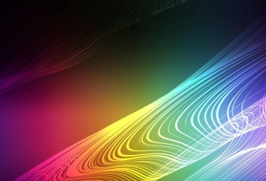 Koyu Çokrenkli vektör parlak şablonu bulanıklaştırdı. Gradyan ile modern soyut çizim. Çalışmalarınız için akıllı tasarım.