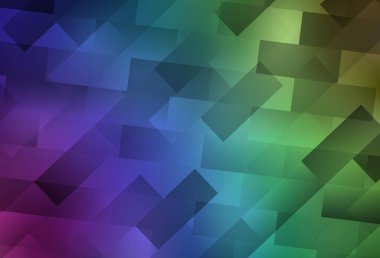 Eşkenar dörtgenli hafif çokrenkli vektör şablonu. Soyut stil ve dikdörtgenlerle dekoratif tasarım. Web siteleri için şablon kullanılabilir.