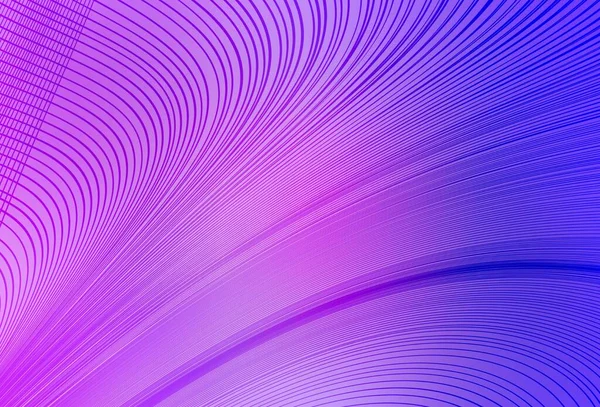 Luz Fondo Vectorial Púrpura Con Líneas Curvas Ilustración Inteligente Estilo — Vector de stock