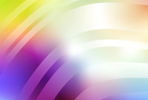 Light Multicolor Vektormall Med Linjer Färgstarkt Geometriskt Prov Med Lutningslinjer — Stock vektor