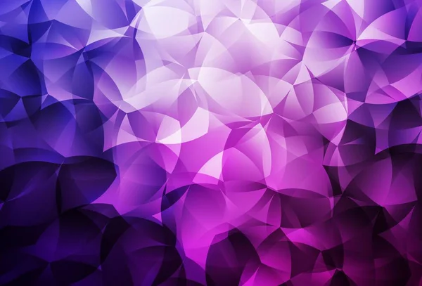 Light Purple Pink Vektor Low Poly Layout Leuchtend Bunte Illustration — Stockvektor
