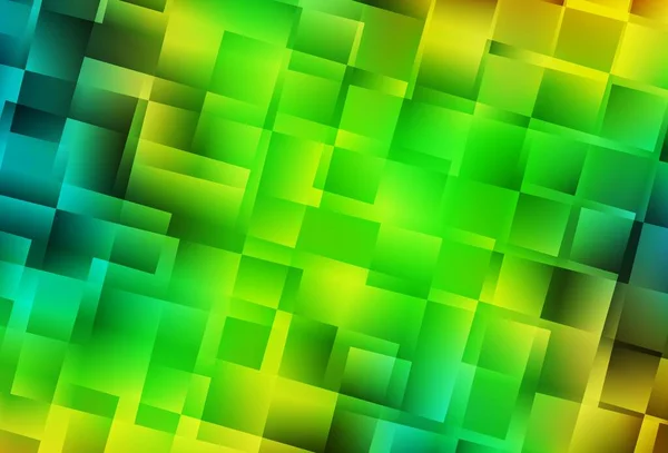 Světle Zelená Žlutá Vektorová Abstraktní Mozaika Pozadí Zcela Nová Barevná — Stockový vektor