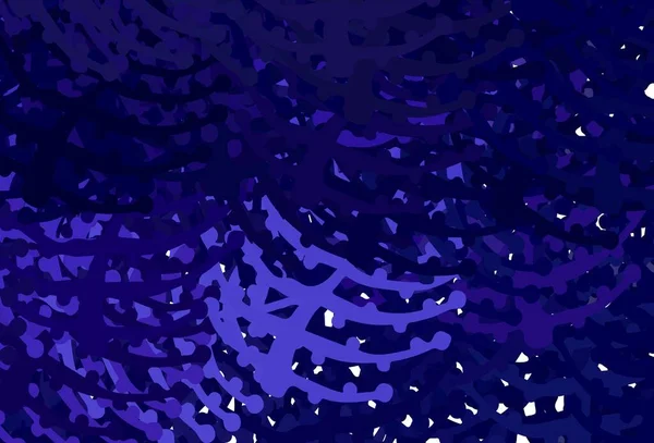 暗紫色矢量模板 形状混乱 简单的彩色插图与抽象的渐变形状 壁纸精美的设计 — 图库矢量图片