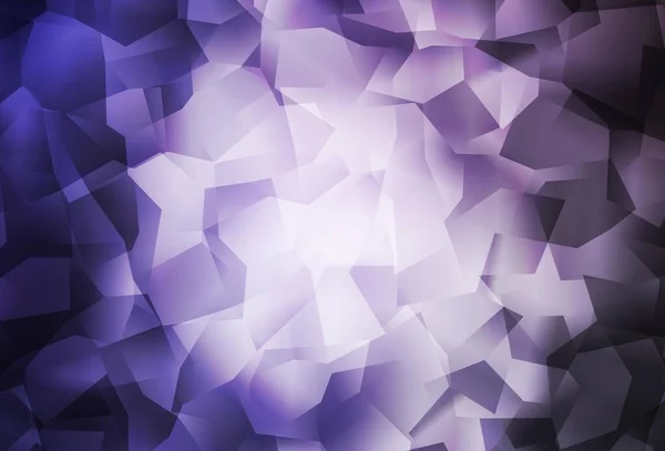 Светло Фиолетовый Векторный Многоугольник Сияющая Многоугольная Иллюстрация Состоящая Треугольников Совершенно — стоковый вектор