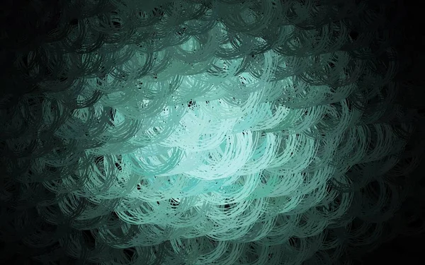 Texture Vectorielle Vert Foncé Avec Des Lignes Douces Une Illustration — Image vectorielle