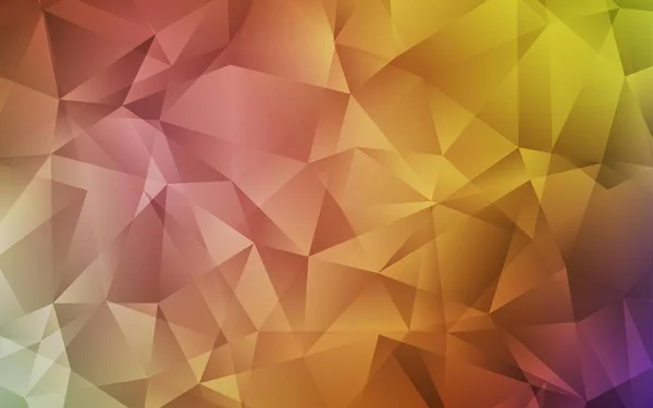 Шаблон Светлой Многоцветной Векторной Мозаики Геометрическая Иллюстрация Стиле Оригами Градиентом — стоковый вектор