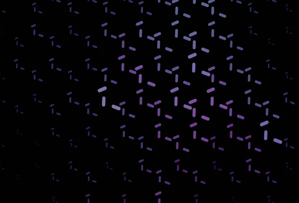 Dunkelviolette Rosa Vektoranordnung Mit Flachen Linien Moderne Geometrische Abstrakte Illustration — Stockvektor