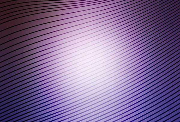 Світло Фіолетовий Векторний Шаблон Лініями Блискуча Абстрактна Ілюстрація Лініями Веселощів — стоковий вектор