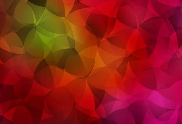Mörkgrön Röd Vektor Abstrakt Polygonal Mall Kreativ Geometrisk Illustration Origami — Stock vektor
