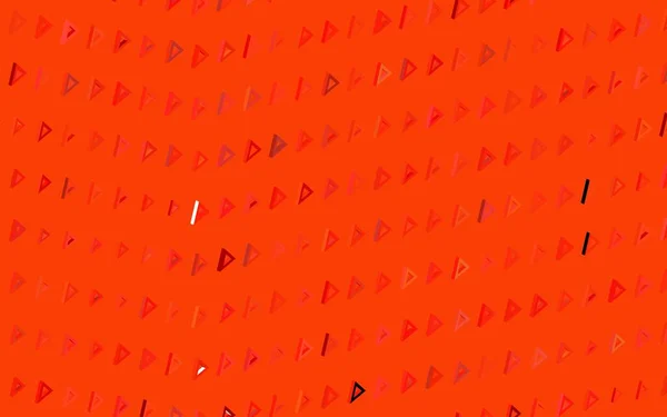 Fondo Vectorial Rojo Oscuro Con Líneas Triángulos Gradiente Abstracto Ilustración — Archivo Imágenes Vectoriales