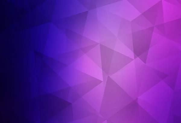 Light Purple Pink Vector Polygon Abstract Layout Triangular Geometric Sample — Stock Vector