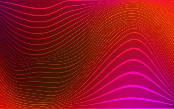 Rose Clair Motif Vectoriel Rouge Avec Des Rubans Abstraits Une — Image vectorielle