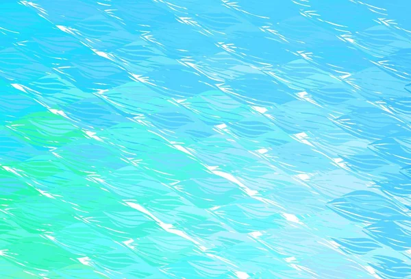 Modèle Vectoriel Bleu Clair Vert Avec Lignes Illustration Colorée Flambant — Image vectorielle