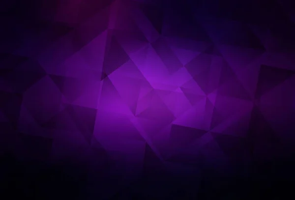 Violet Foncé Fond Polygonal Vecteur Rose Illustration Colorée Dans Style — Image vectorielle