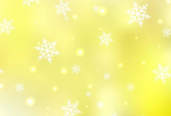 Světle Žlutý Vektor Vzor Vánočním Stylu Abstraktní Gradient Ilustrace Barevnými — Stockový vektor