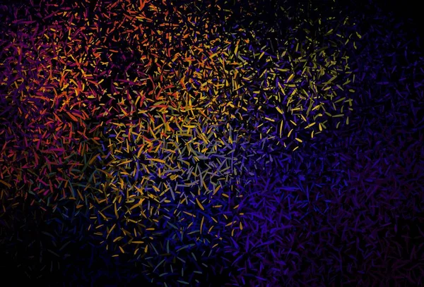 Fond Vectoriel Multicolore Foncé Avec Des Rayures Fines Illustration Abstraite — Image vectorielle