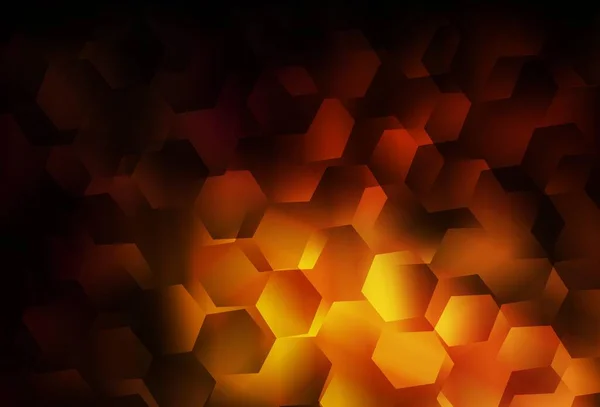 深橙色矢量多边形背景 带有三角形的现代抽象图解 手机背景模版 — 图库矢量图片