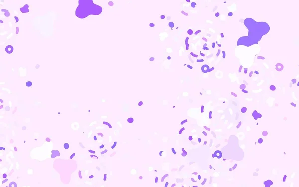 Світло Фіолетовий Векторний Фон Абстрактними Формами Декоративний Дизайн Абстрактному Стилі — стоковий вектор