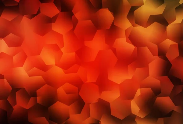 Tekstur Mosaik Vektor Merah Gambaran Berwarna Warni Dengan Segitiga Templat - Stok Vektor