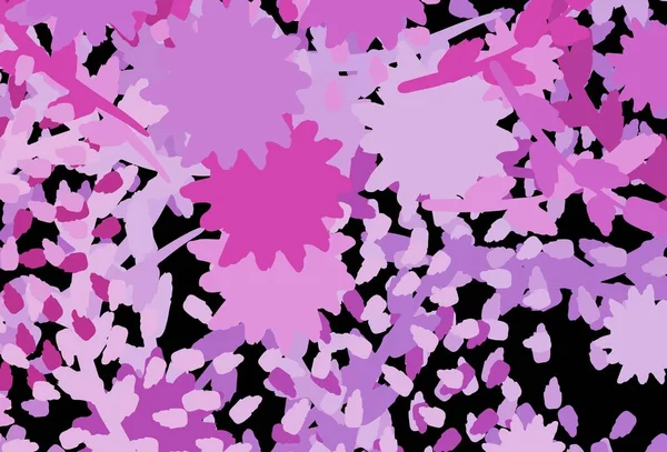 Fundo Vetor Rosa Claro Com Formas Abstratas Ilustração Com Formas — Vetor de Stock