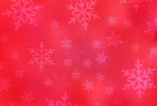Hellrote Vektortextur Geburtstagsstil Ein Farbenfrohes Design Weihnachtlichen Stil Mit Gefälle — Stockvektor